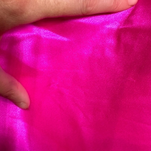 Versace Medusa cowl neck pink silk top with gold hardware - Picture 10 of 15